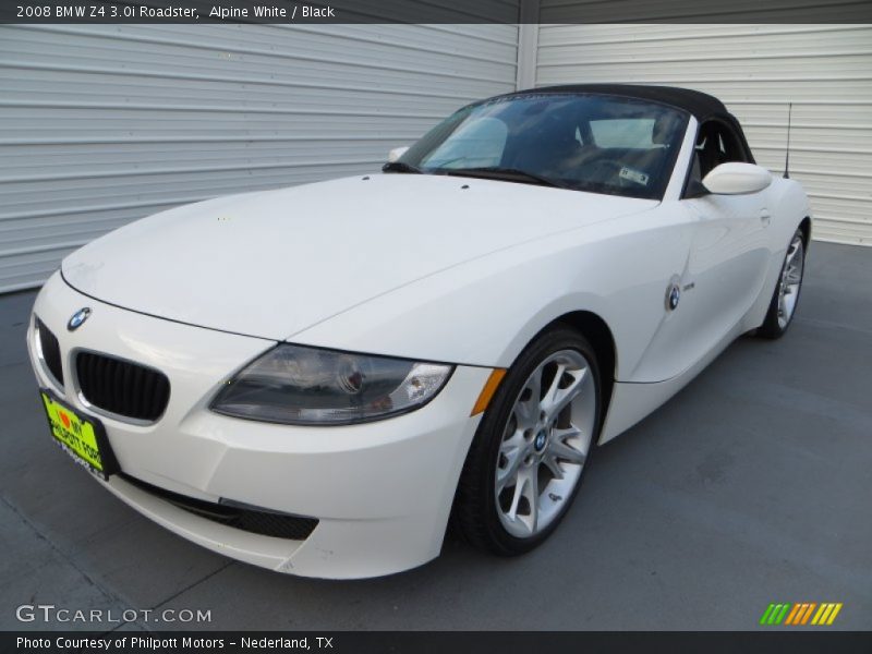 Alpine White / Black 2008 BMW Z4 3.0i Roadster