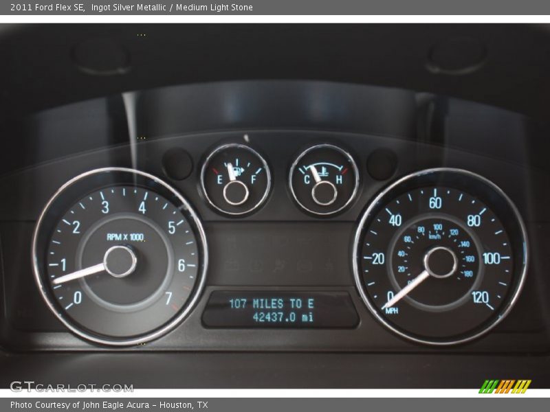 Ingot Silver Metallic / Medium Light Stone 2011 Ford Flex SE