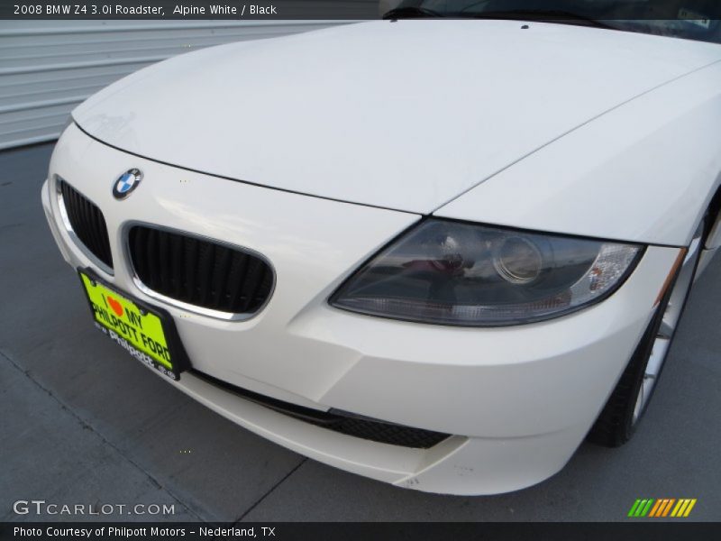 Alpine White / Black 2008 BMW Z4 3.0i Roadster
