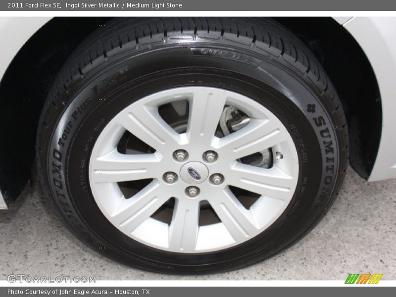 Ingot Silver Metallic / Medium Light Stone 2011 Ford Flex SE