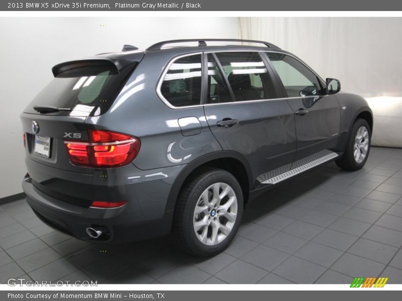 Platinum Gray Metallic / Black 2013 BMW X5 xDrive 35i Premium