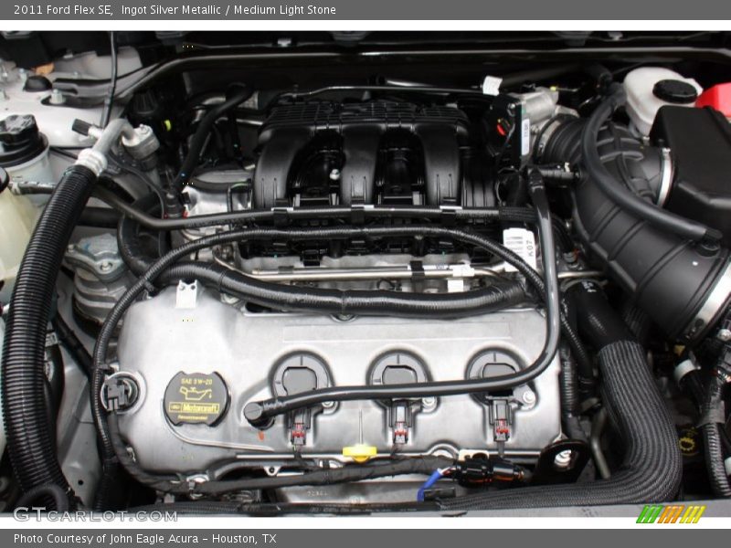 Ingot Silver Metallic / Medium Light Stone 2011 Ford Flex SE