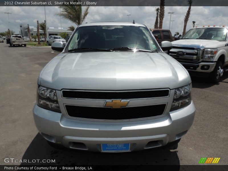 Silver Ice Metallic / Ebony 2012 Chevrolet Suburban LS