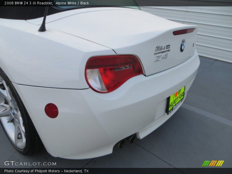 Alpine White / Black 2008 BMW Z4 3.0i Roadster