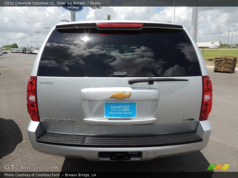 Silver Ice Metallic / Ebony 2012 Chevrolet Suburban LS
