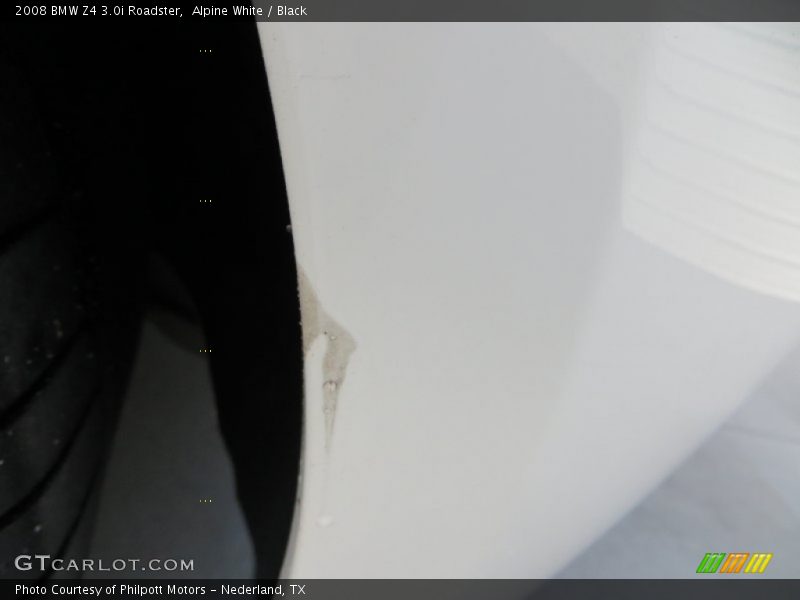 Alpine White / Black 2008 BMW Z4 3.0i Roadster