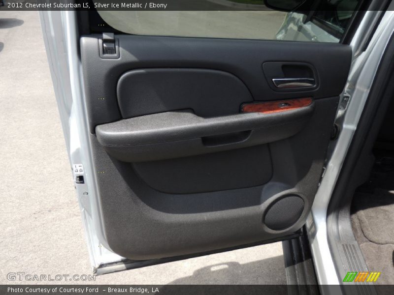 Silver Ice Metallic / Ebony 2012 Chevrolet Suburban LS