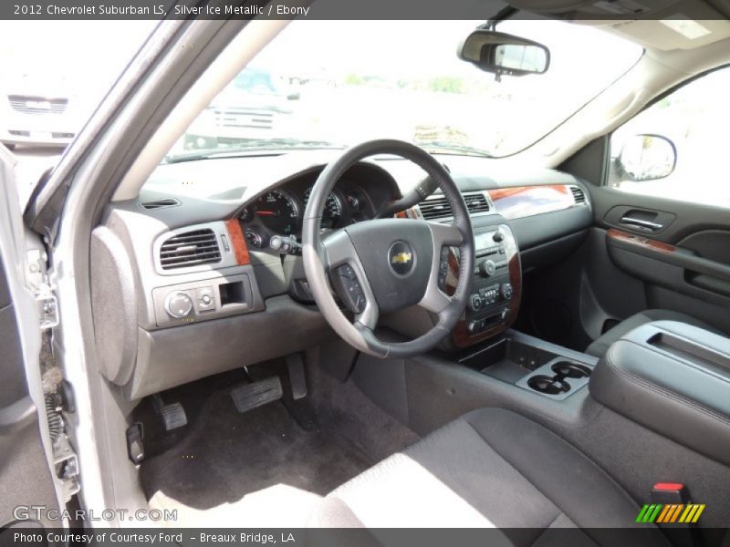 Ebony Interior - 2012 Suburban LS 