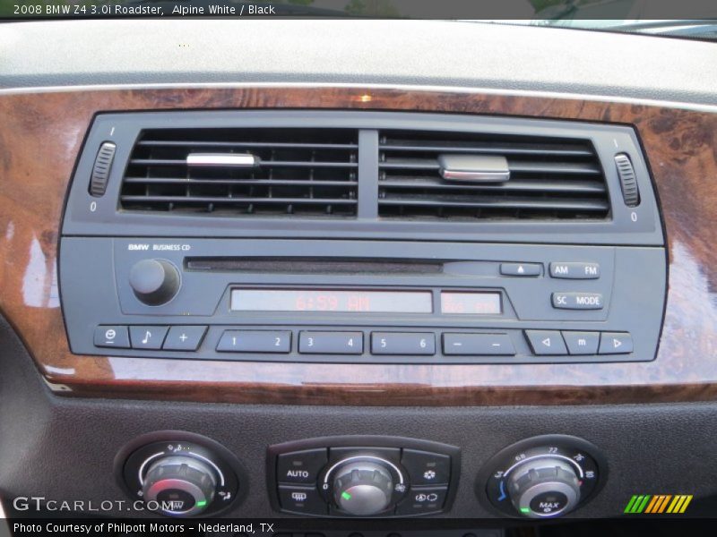 Controls of 2008 Z4 3.0i Roadster