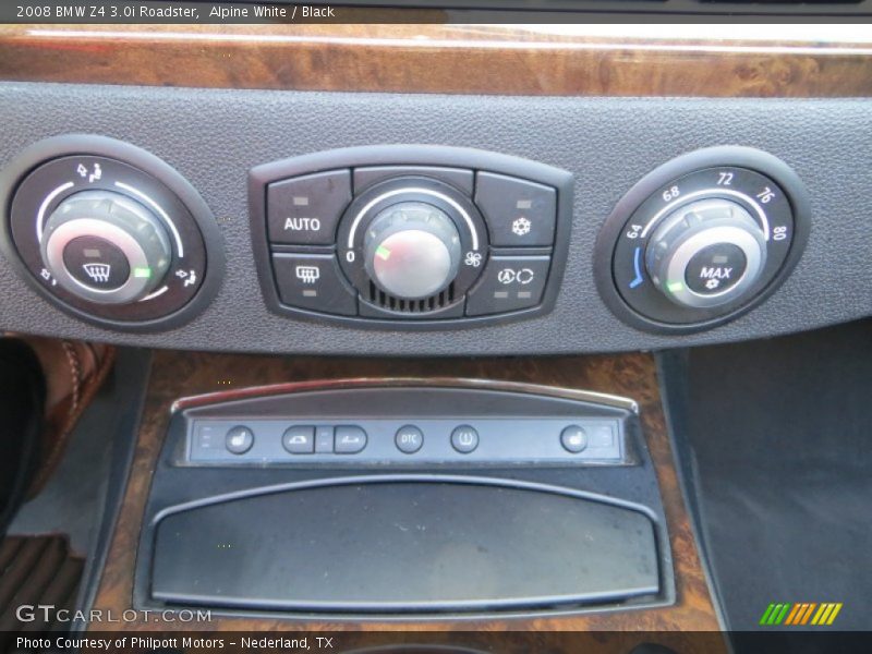 Controls of 2008 Z4 3.0i Roadster