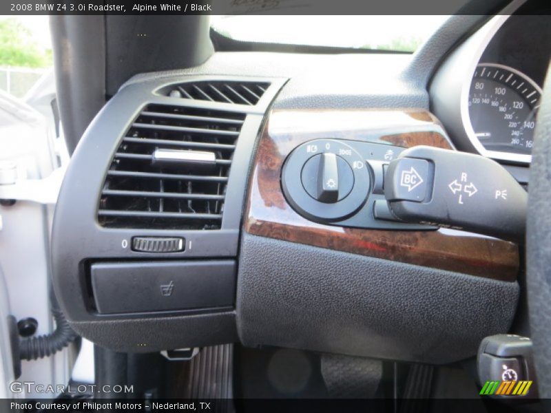 Controls of 2008 Z4 3.0i Roadster