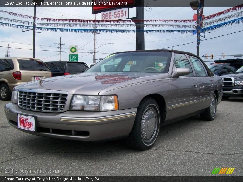 Shale Beige Metallic / Shale/Neutral 1997 Cadillac DeVille d'Elegance