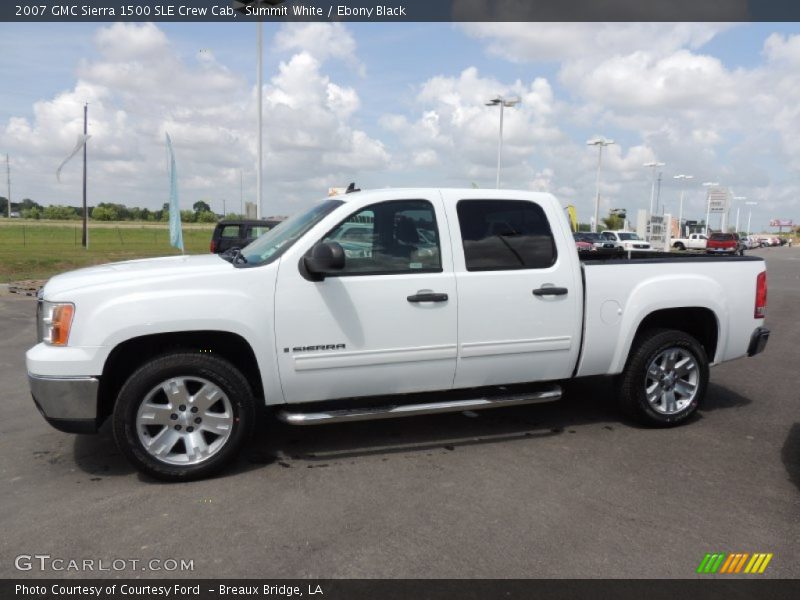  2007 Sierra 1500 SLE Crew Cab Summit White