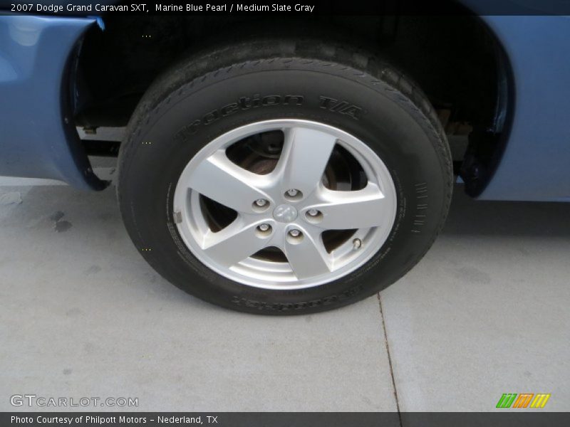 Marine Blue Pearl / Medium Slate Gray 2007 Dodge Grand Caravan SXT