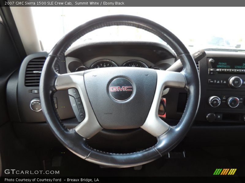  2007 Sierra 1500 SLE Crew Cab Steering Wheel