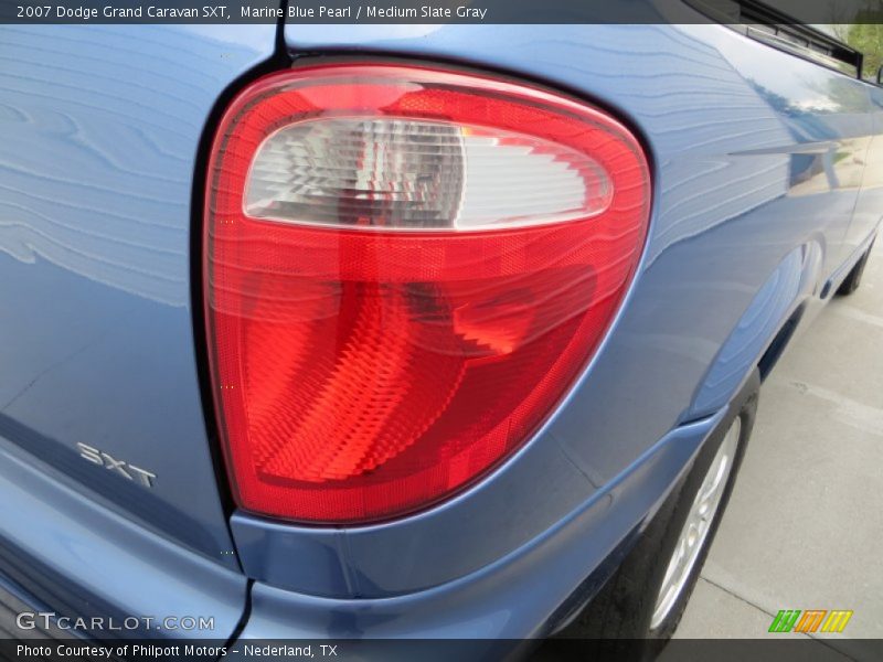 Marine Blue Pearl / Medium Slate Gray 2007 Dodge Grand Caravan SXT