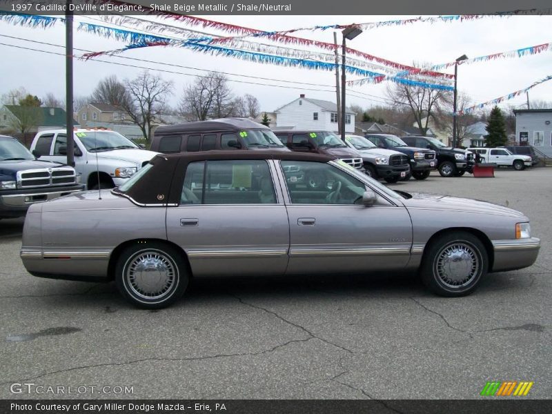 Shale Beige Metallic / Shale/Neutral 1997 Cadillac DeVille d'Elegance