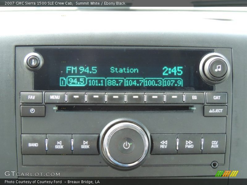 Audio System of 2007 Sierra 1500 SLE Crew Cab