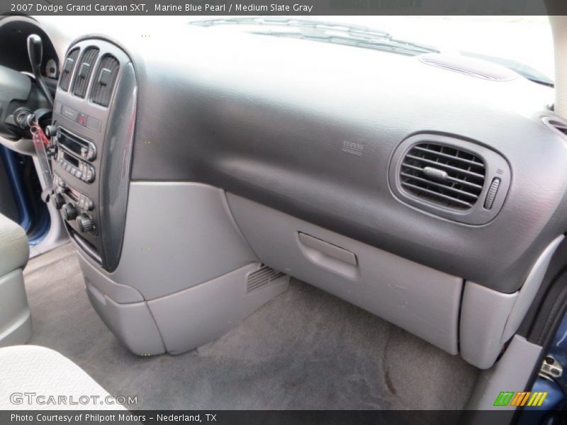 Marine Blue Pearl / Medium Slate Gray 2007 Dodge Grand Caravan SXT
