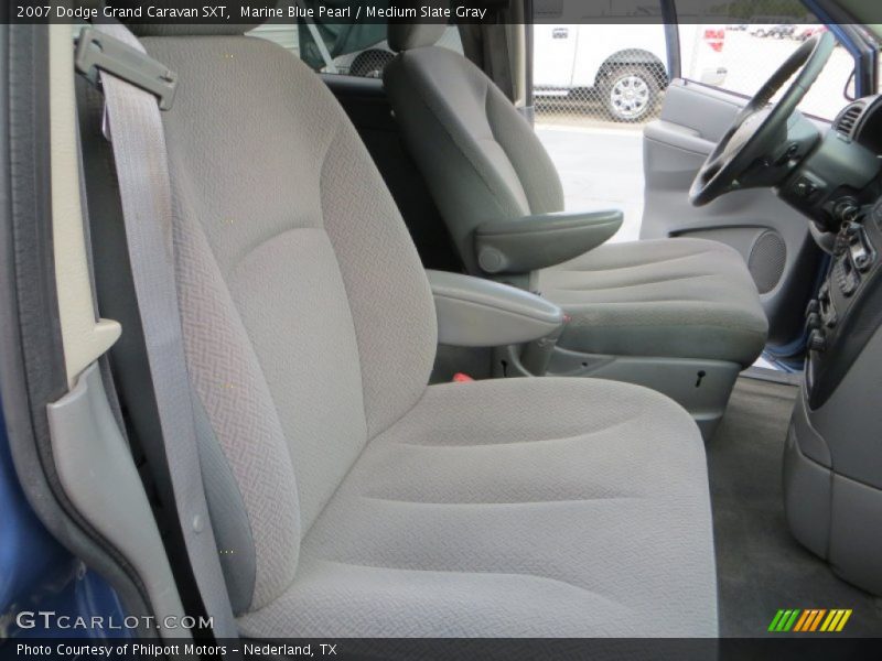 Marine Blue Pearl / Medium Slate Gray 2007 Dodge Grand Caravan SXT