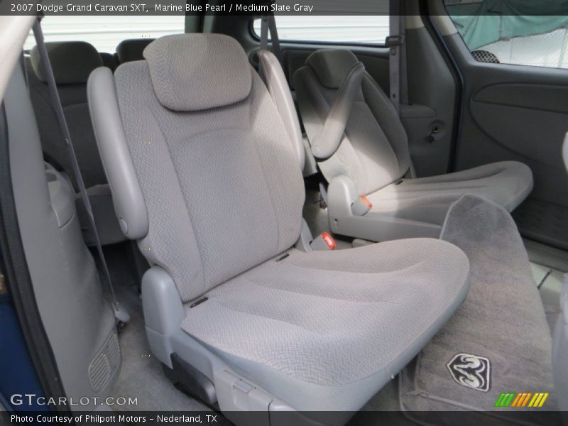 Marine Blue Pearl / Medium Slate Gray 2007 Dodge Grand Caravan SXT