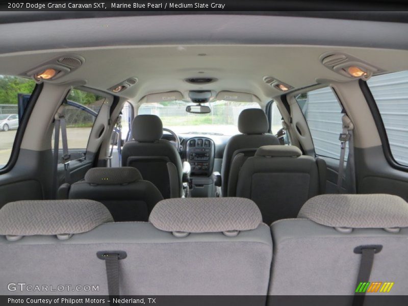 Marine Blue Pearl / Medium Slate Gray 2007 Dodge Grand Caravan SXT