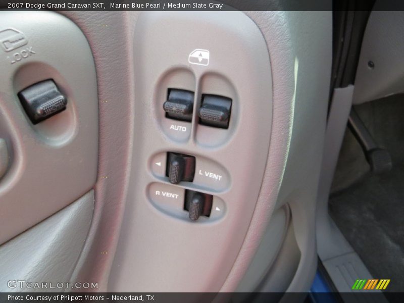 Marine Blue Pearl / Medium Slate Gray 2007 Dodge Grand Caravan SXT