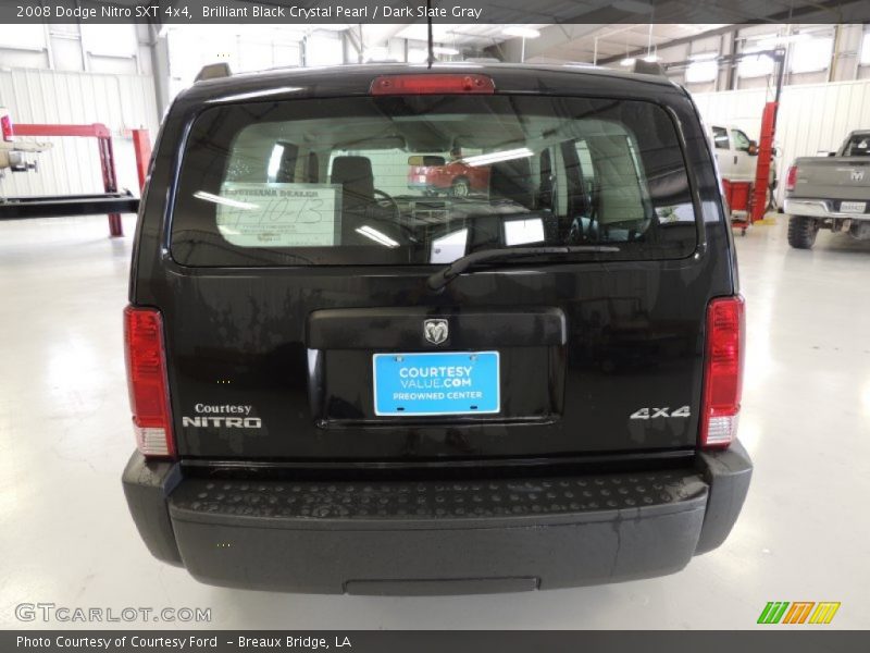 Brilliant Black Crystal Pearl / Dark Slate Gray 2008 Dodge Nitro SXT 4x4