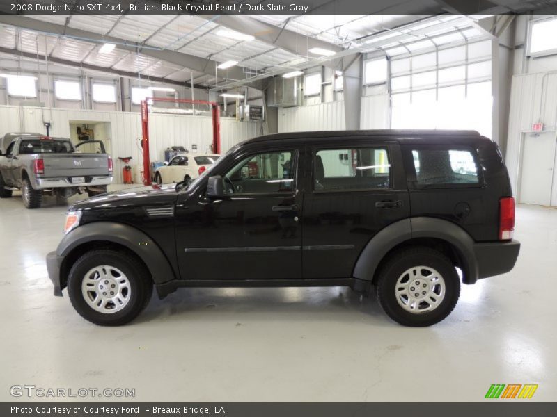 Brilliant Black Crystal Pearl / Dark Slate Gray 2008 Dodge Nitro SXT 4x4