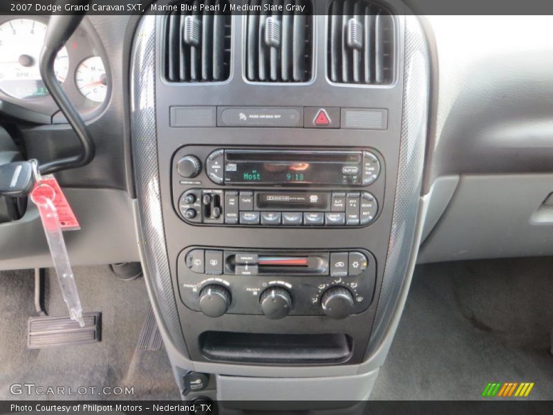 Marine Blue Pearl / Medium Slate Gray 2007 Dodge Grand Caravan SXT