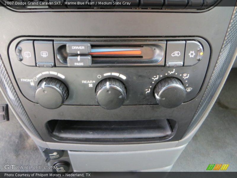 Marine Blue Pearl / Medium Slate Gray 2007 Dodge Grand Caravan SXT