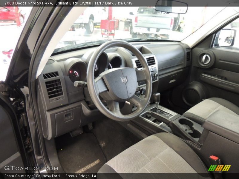 Brilliant Black Crystal Pearl / Dark Slate Gray 2008 Dodge Nitro SXT 4x4