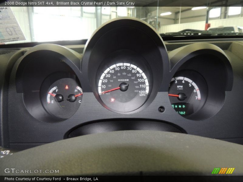 Brilliant Black Crystal Pearl / Dark Slate Gray 2008 Dodge Nitro SXT 4x4