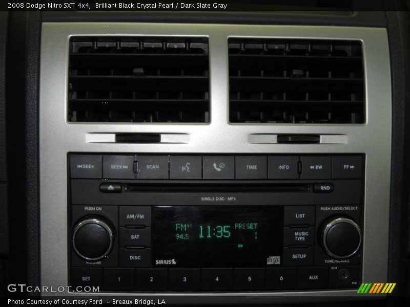 Brilliant Black Crystal Pearl / Dark Slate Gray 2008 Dodge Nitro SXT 4x4