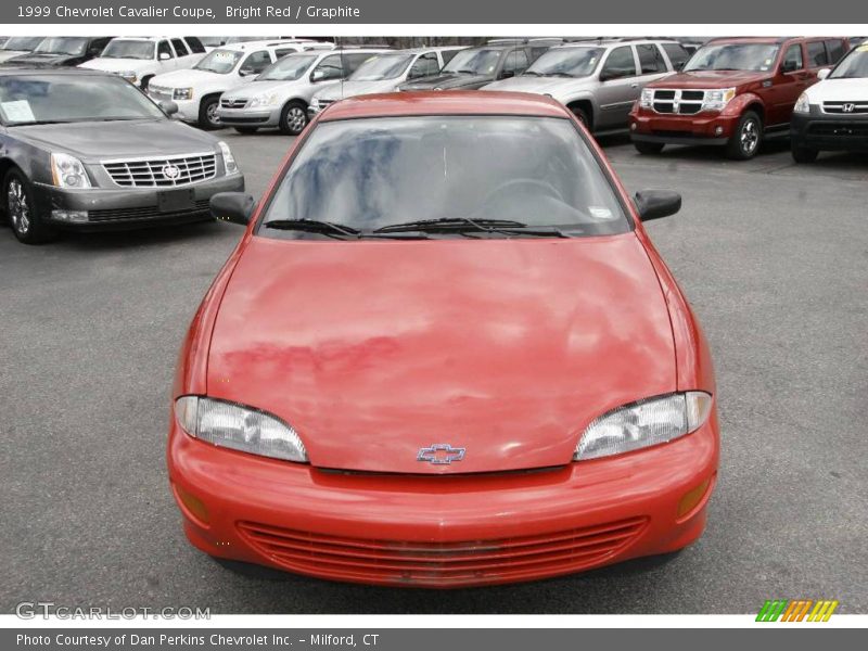 Bright Red / Graphite 1999 Chevrolet Cavalier Coupe