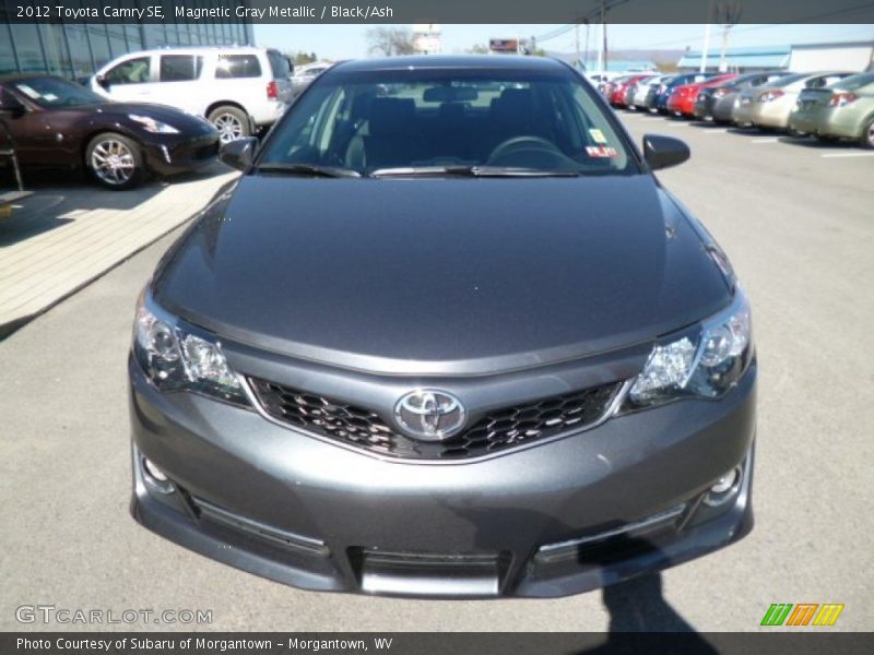 Magnetic Gray Metallic / Black/Ash 2012 Toyota Camry SE