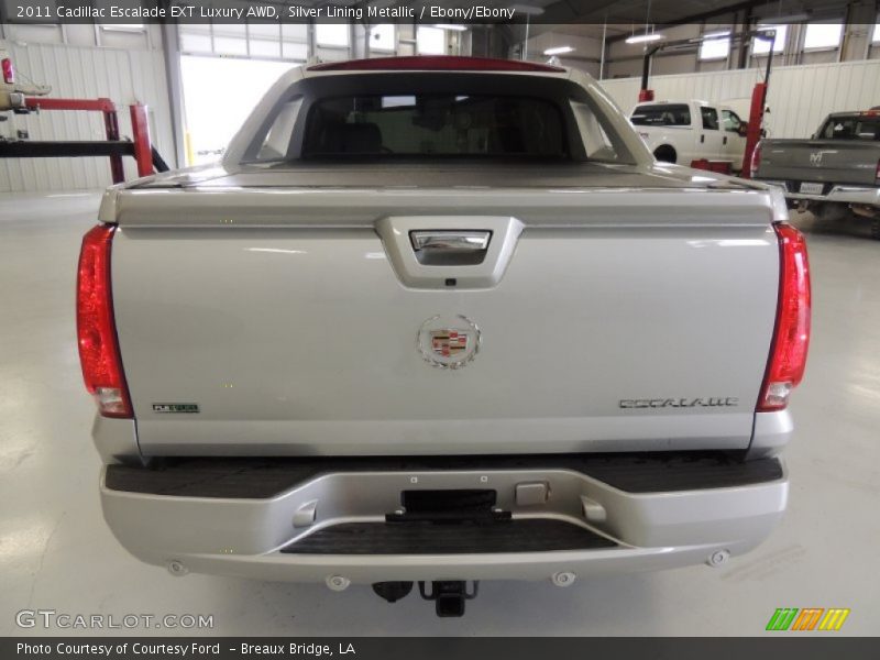 Silver Lining Metallic / Ebony/Ebony 2011 Cadillac Escalade EXT Luxury AWD