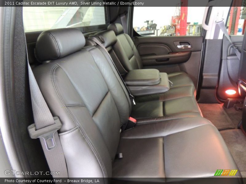 Silver Lining Metallic / Ebony/Ebony 2011 Cadillac Escalade EXT Luxury AWD