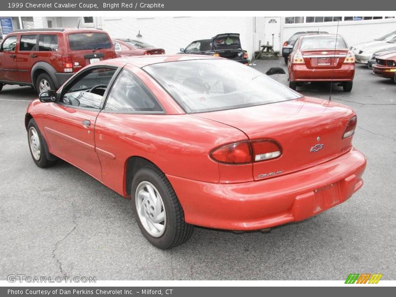 Bright Red / Graphite 1999 Chevrolet Cavalier Coupe