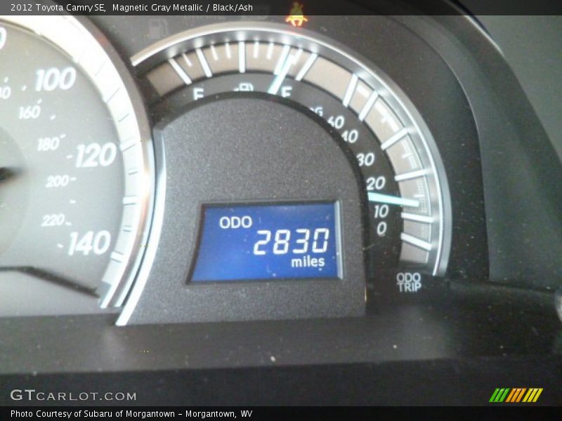 Magnetic Gray Metallic / Black/Ash 2012 Toyota Camry SE