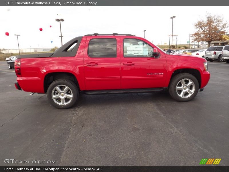 Victory Red / Ebony 2012 Chevrolet Avalanche LS 4x4