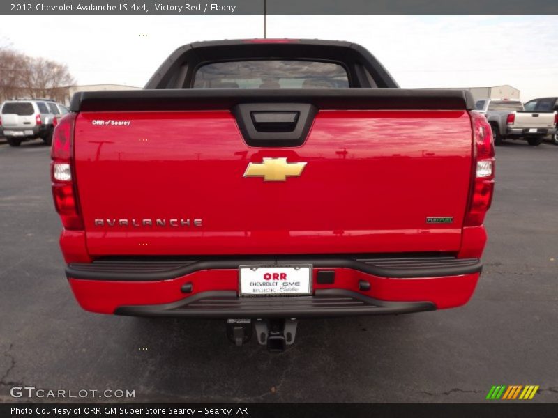 Victory Red / Ebony 2012 Chevrolet Avalanche LS 4x4