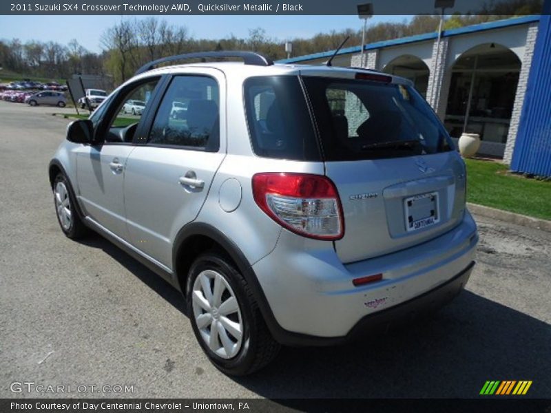 Quicksilver Metallic / Black 2011 Suzuki SX4 Crossover Technology AWD