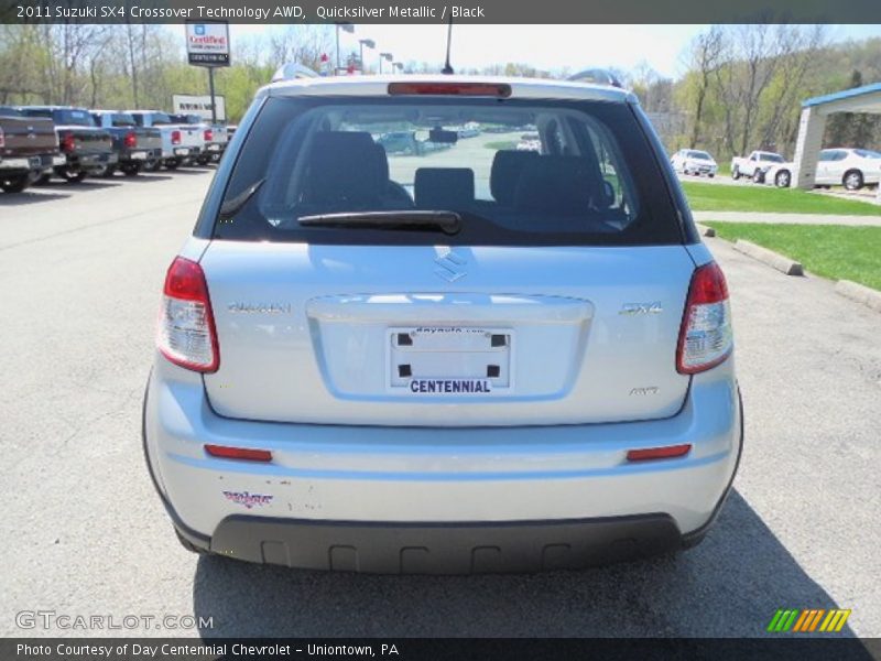 Quicksilver Metallic / Black 2011 Suzuki SX4 Crossover Technology AWD