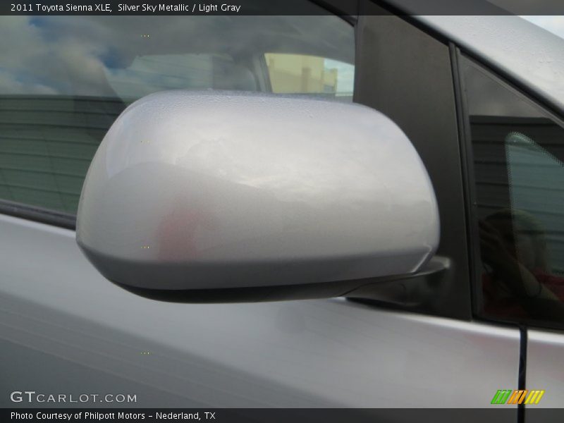 Silver Sky Metallic / Light Gray 2011 Toyota Sienna XLE