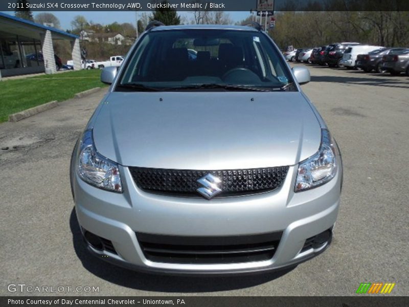 Quicksilver Metallic / Black 2011 Suzuki SX4 Crossover Technology AWD
