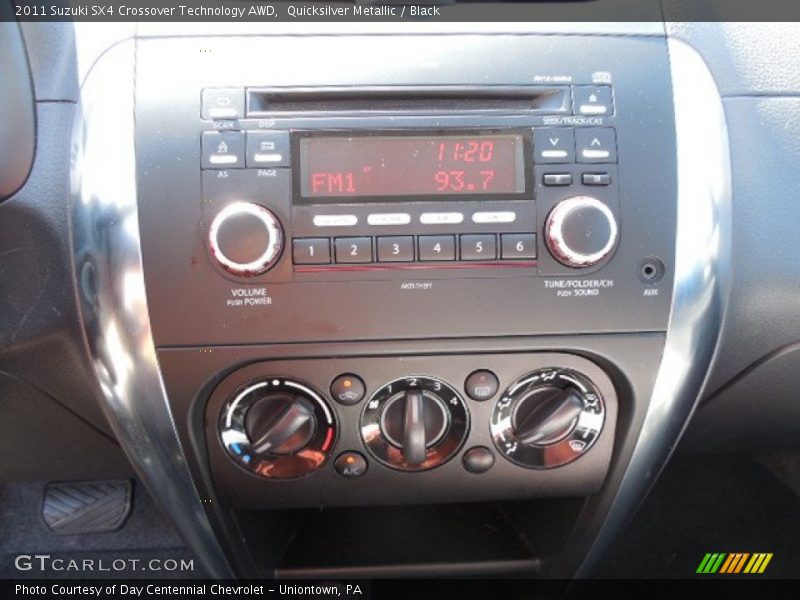 Quicksilver Metallic / Black 2011 Suzuki SX4 Crossover Technology AWD