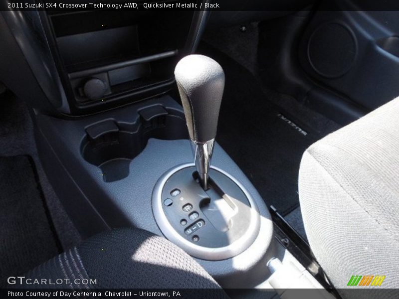 Quicksilver Metallic / Black 2011 Suzuki SX4 Crossover Technology AWD