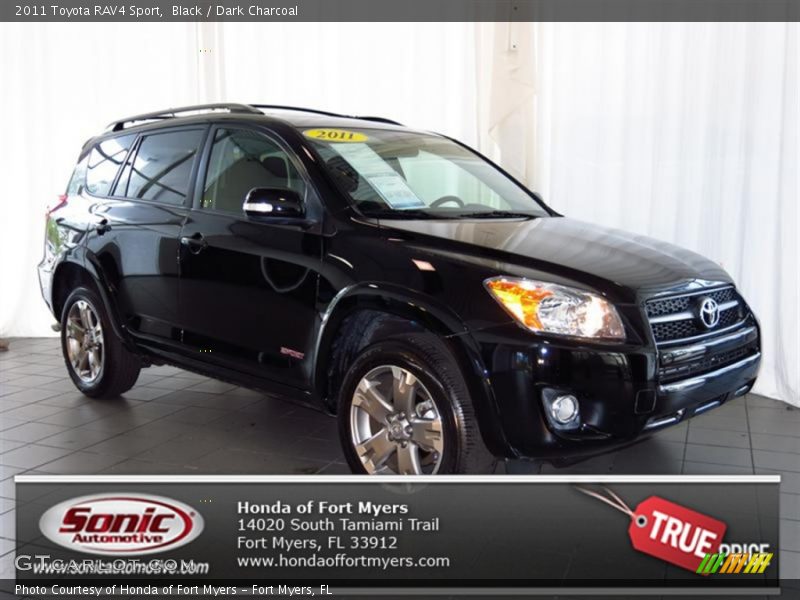 Black / Dark Charcoal 2011 Toyota RAV4 Sport
