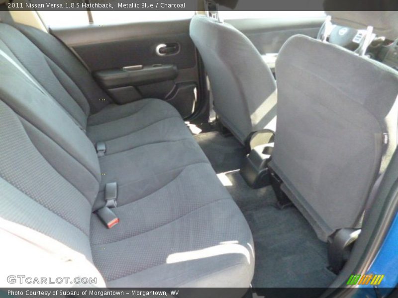 Metallic Blue / Charcoal 2011 Nissan Versa 1.8 S Hatchback